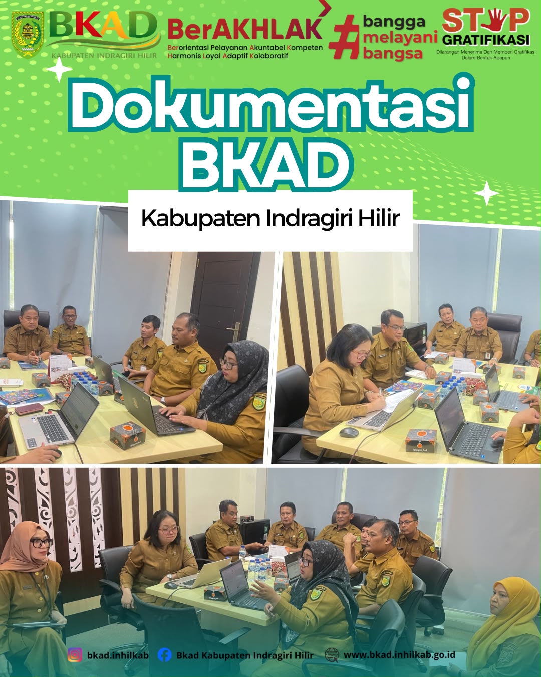 Kepala BKAD Kabupaten Indragiri Hilir Pimpin Pendampingan Penilaian Mandiri SPIP Terintegrasi Tahun 2026 Bersama Inspektorat