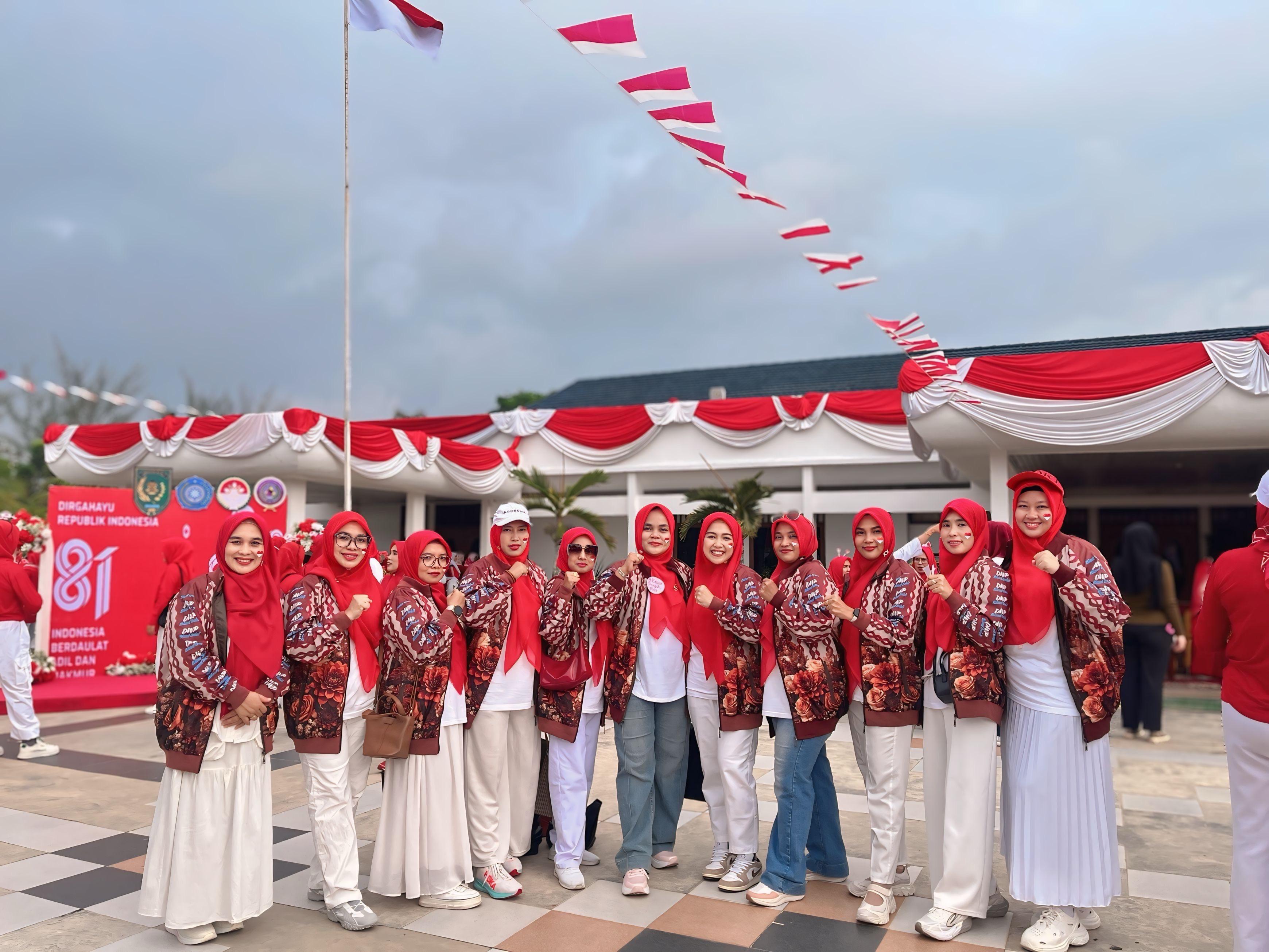 DWP BKAD Mengikuti Perlombaan Dalam Rangka HUT Kemerdekaan RI ke-81