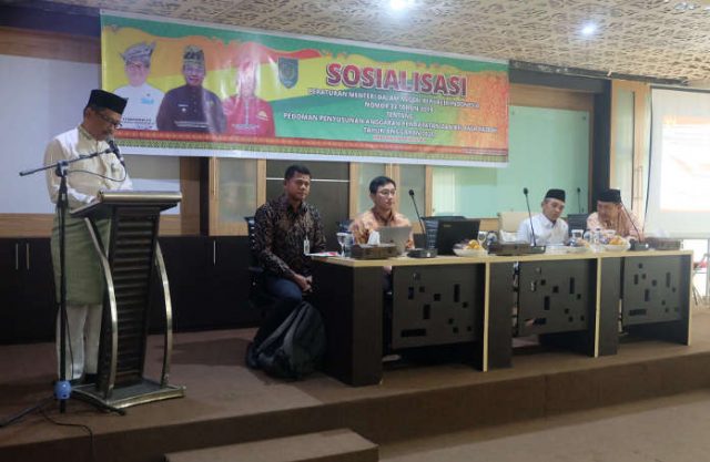 Wujudkan Persepsi Yang Sama, BPKAD Gelar Sosialisasi Penyusunan APBD 2020