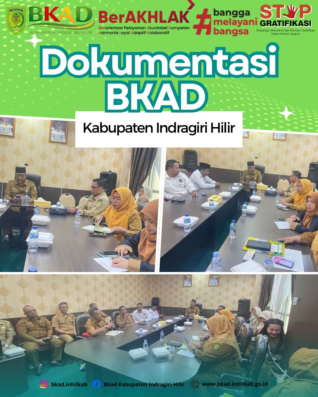 Sekda Inhil Drs. H. Tantawi Jauhari, M.M Hadiri Konferensi Nasional Pengembangan Ekonomi Daerah Secara Virtual