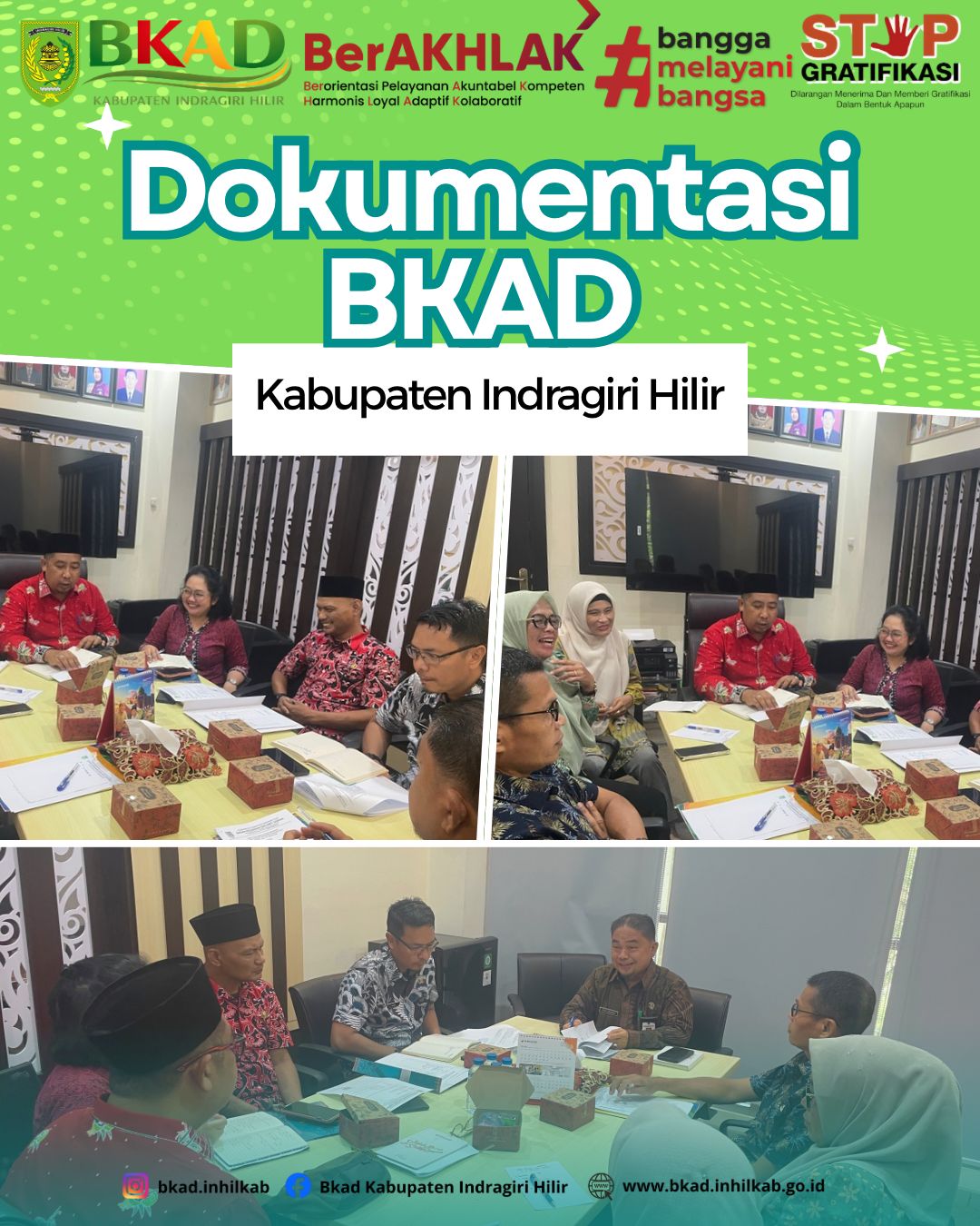 BKAD Kabupaten Indragiri Hilir Gelar Rapat Persiapan Pemilihan ASN Berprestasi Tahun 2026
