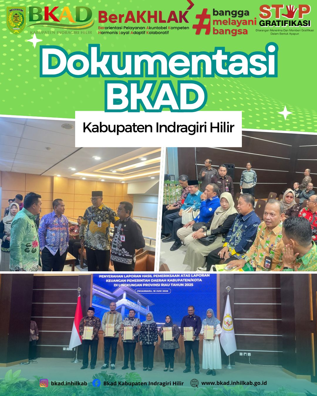 Satu Dekade WTP: Kabupaten Indragiri Hilir Pertahankan Opini Tertinggi BPK untuk Ke-10 Kalinya Secara Berturut-turut